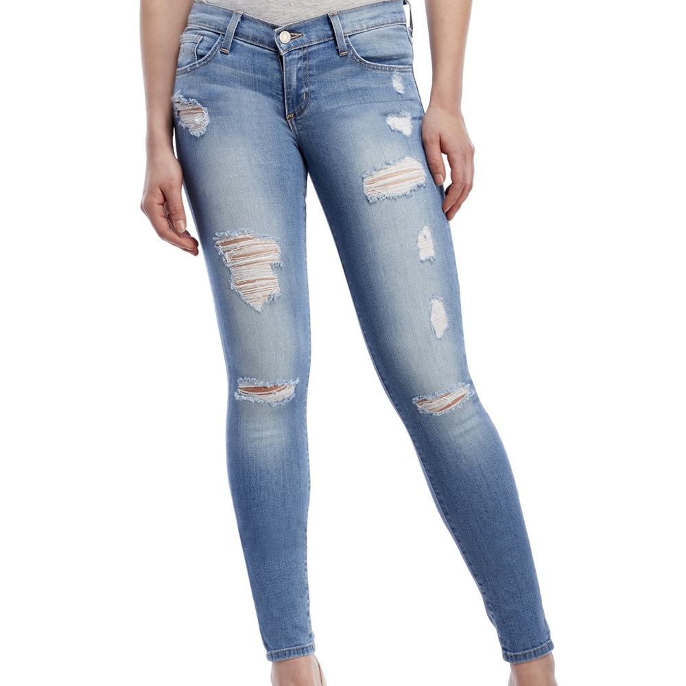 Flying Monkey Distressed Platinum Jean sz 26